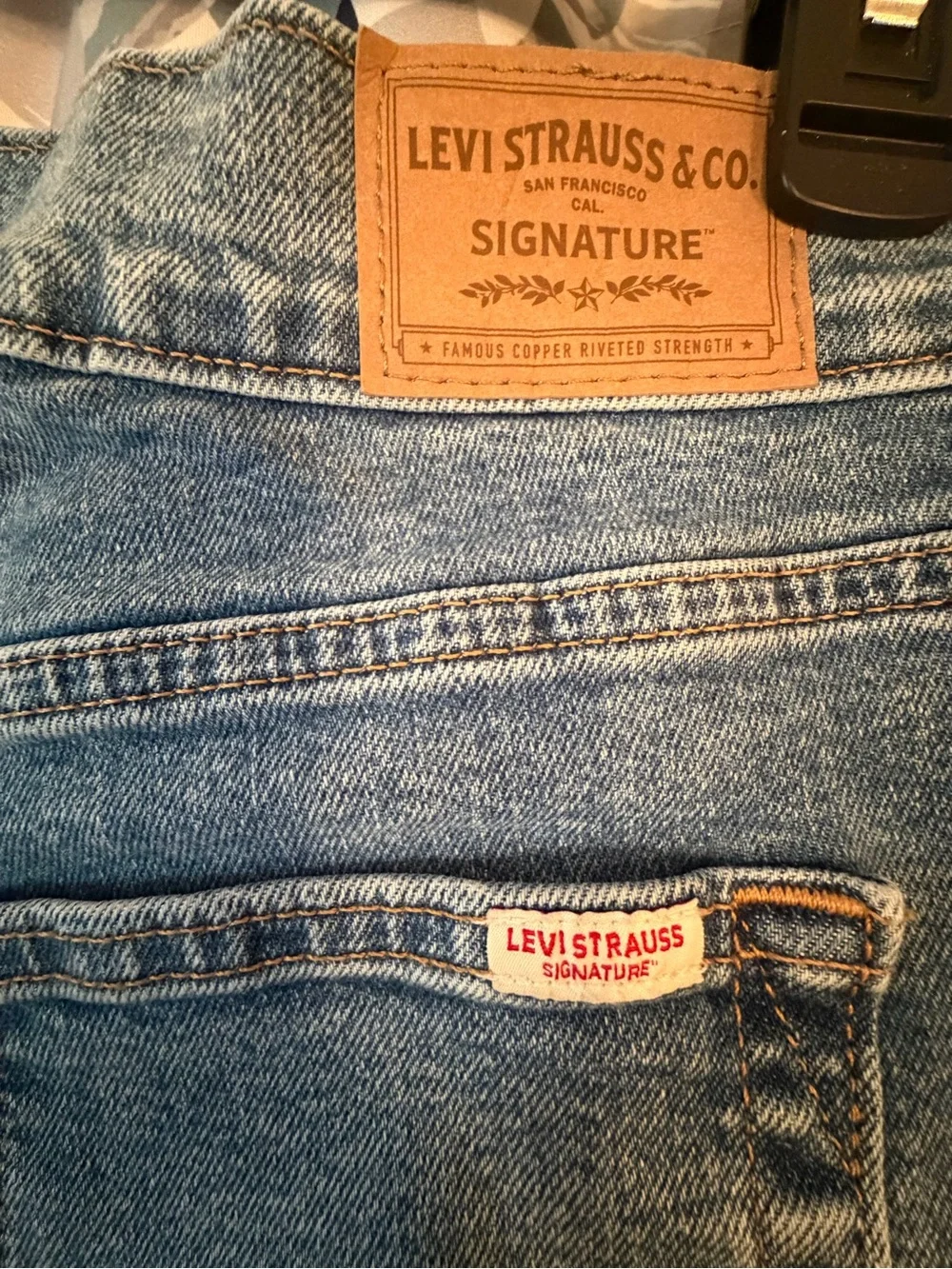 Signature by Levi Strauss Relaxed Blue Women's Jeans